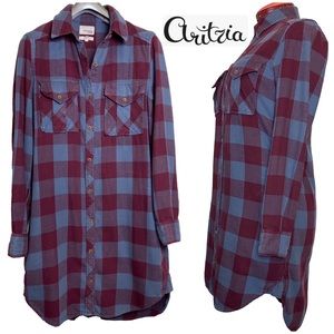 Aritzia Top Flannel Veronika Dress